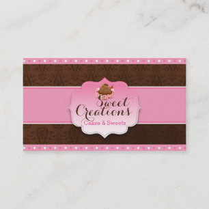 Tarjeta De Visita Panadería Cupcakes Negocio Dulce