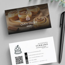 Panadería de códigos QR con logotipo fotográfico