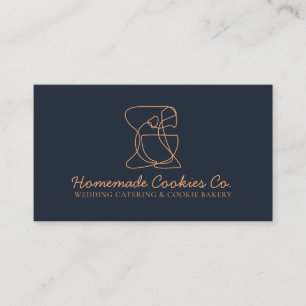 Tarjeta De Visita Panadería de comida casera Cocinero delantal de ma