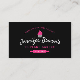 Tarjeta De Visita Panadería De Cupcake Pastel Decoración De Torta Ne