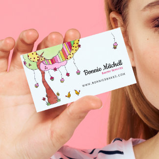 Tarjeta De Visita Panadería de Cupcakes