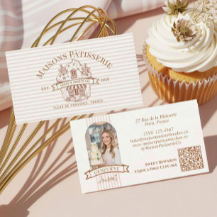 Tarjeta De Visita Panadería de Cupcakes de Alta Gama Profesional Chi