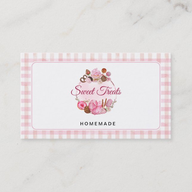 Tarjeta De Visita Panadería de Dulces (Anverso)