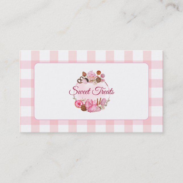Tarjeta De Visita Panadería de Dulces (Anverso)