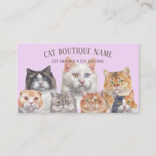 Tarjeta De Visita Panadería de Golosinas para Gatos Snacks Naturales