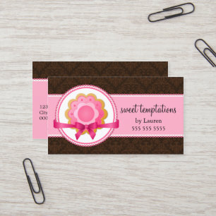 Tarjeta De Visita Panadería de la galleta de azúcar