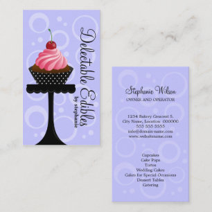 Tarjeta De Visita Panadería de la magdalena de la lila