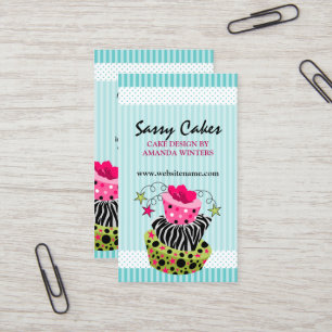 Tarjeta De Visita Panadería de la torta del arte