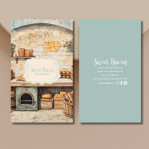 Tarjeta De Visita Panadería de Moda de época