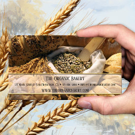 Tarjeta De Visita Panadería de pan orgánico tradicional