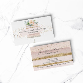 Tarjeta De Visita Panadería de pastelería Cake