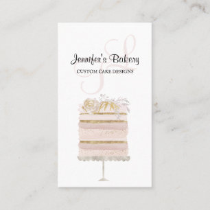 Tarjeta De Visita Panadería de pastelería Cake