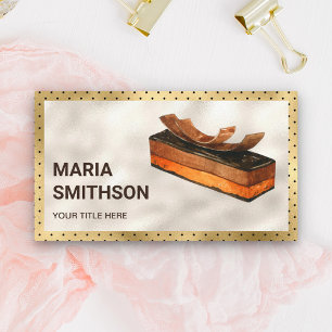 Tarjeta De Visita Panadería de Pastelería de Torta de Chocolate Gour