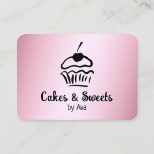 Tarjeta De Visita Panadería de Torta Casera 🍒