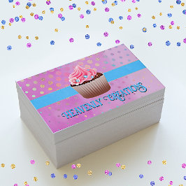 Tarjeta De Visita Panadería de tortas de Bonito caprichosa