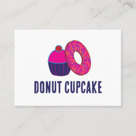 Tarjeta De Visita Panadería Donut Cupcake