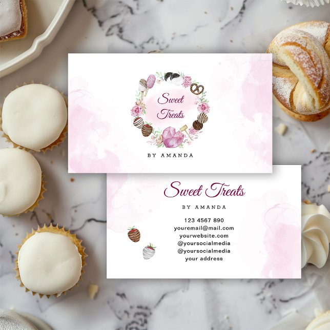 Tarjeta De Visita Panadería dulce (Subido por el creador)