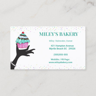 Tarjeta De Visita Panadería fantástica y pastelería