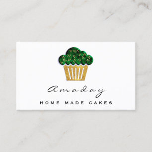 Tarjeta De Visita Panadería hecha en casa con logo Muffin Chicano