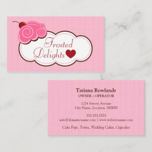 Tarjeta De Visita Panadería helada caprichosa