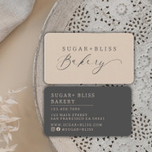 Panadería moderna de escritura manuscrita marrón c