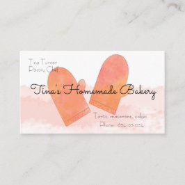 Tarjeta De Visita Panadería Oven Mitts