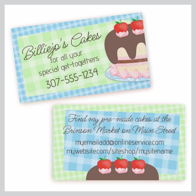 Tarjeta De Visita Panadería panadería boda pastelería (Subido por el creador)