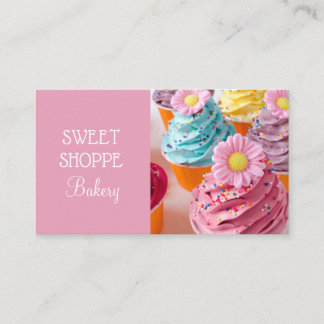 Tarjeta De Visita Panadería Papel rosa