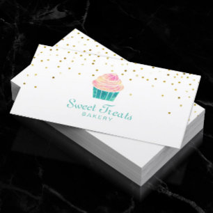 Tarjeta De Visita Panadería Pastel de pasteles dulces Tratamientos d