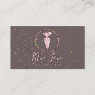 Tarjeta De Visita Panadería Pastelería Repostería Elaborador de Tort