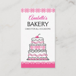 Tarjeta De Visita panadería, pasteles hechos a mano, pastelería, hec