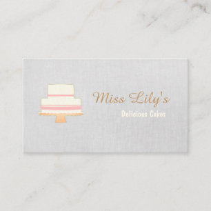Tarjeta De Visita Panadería Pastry Chef Cake Logo