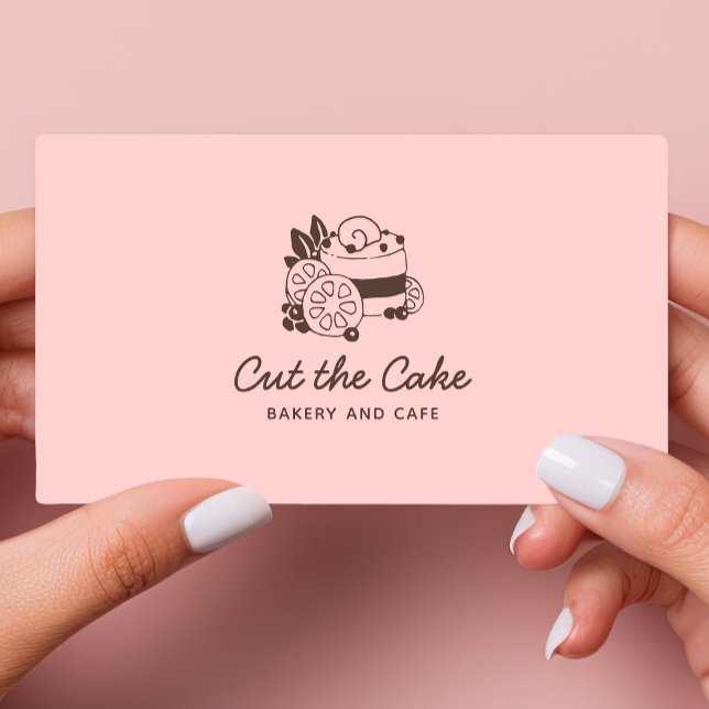 Tarjeta De Visita Panadería Pastry Chef Cake Logo (Subido por el creador)