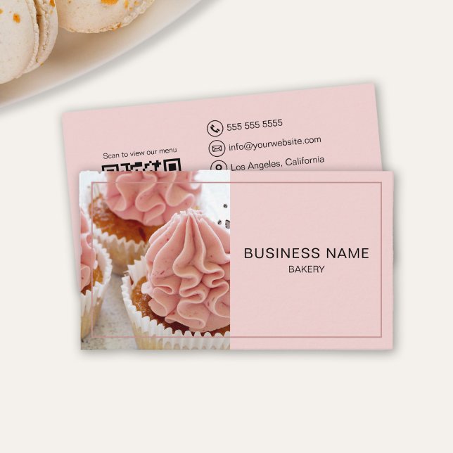 Tarjeta De Visita Panadería personalizada (Create your own personalized bakery business card)