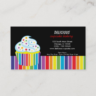Tarjeta De Visita Panadería Rainbows