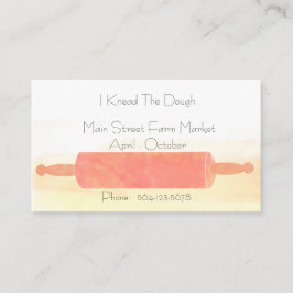 Tarjeta De Visita Panadería Rolling Pin