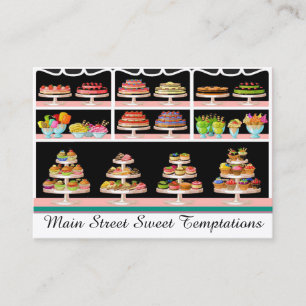 Tarjeta De Visita Panadería / Sweet Shop / Ice Cream Business Card