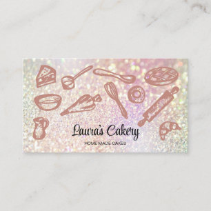 Tarjeta De Visita Panadería Utensil de hornear y cocinar