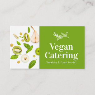 Tarjeta De Visita Panadería Vegana Detox Nutrición Saludable Comida 