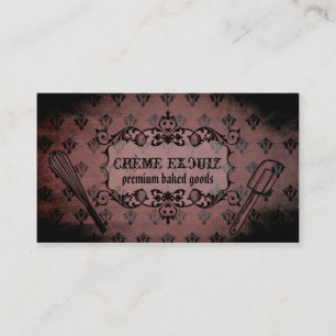 Tarjeta De Visita panadero elegante de la panadería de la hornada