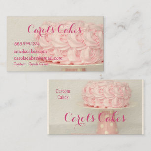 Tarjeta De Visita Panaderos de diseño de pasteles para Personalizado