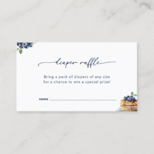 Tarjeta De Visita Pancakes Baby Brunch Baby Shower Diaper Raffle Car