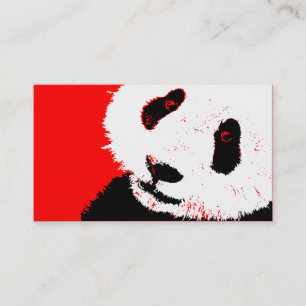 Tarjeta De Visita panda.