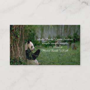 Tarjeta De Visita Panda Bear