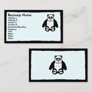 Tarjeta De Visita Panda Business Cards