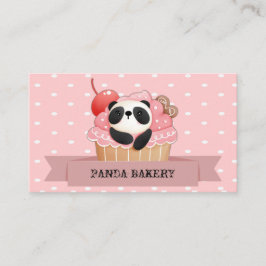 Tarjeta De Visita Panda Cupcake