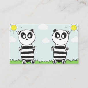 Tarjeta De Visita Panda Kids