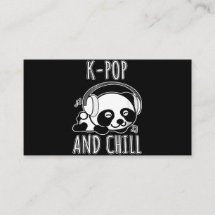Tarjeta De Visita Panda Lover Mantener La Calma Y Amar A Panda