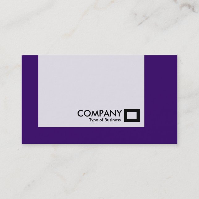 Tarjeta De Visita Panel - Colores - Violeta Profunda (Anverso)