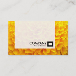 Tarjeta De Visita Panel - Crisantemo Naranja